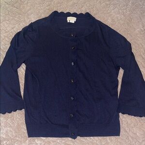 Kate Spade Navy Blue Cardigan